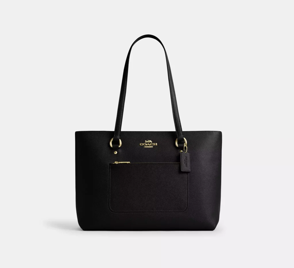 coach station tote black 1