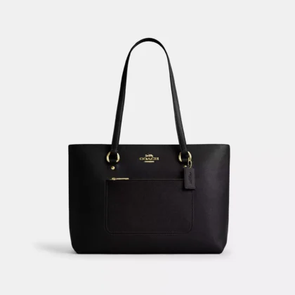 coach station tote black 1