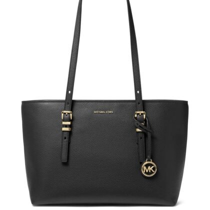 mk quinn medium tote bag black 1